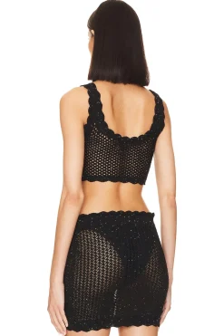 Fashion Renata Knit Shimmer Top Swimsuits & Cover-ups