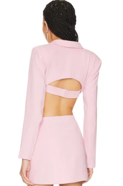 Sale Tia Embellished Cropped Blazer Jackets & Coats