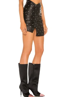 Sale Valletta Leather Mini Skirt Skirts