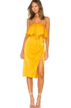 Hot Violet Midi Dresses