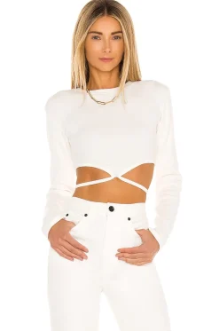 Clearance Waist Tie Tee Tops
