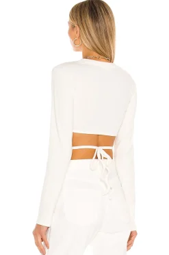 Clearance Waist Tie Tee Tops