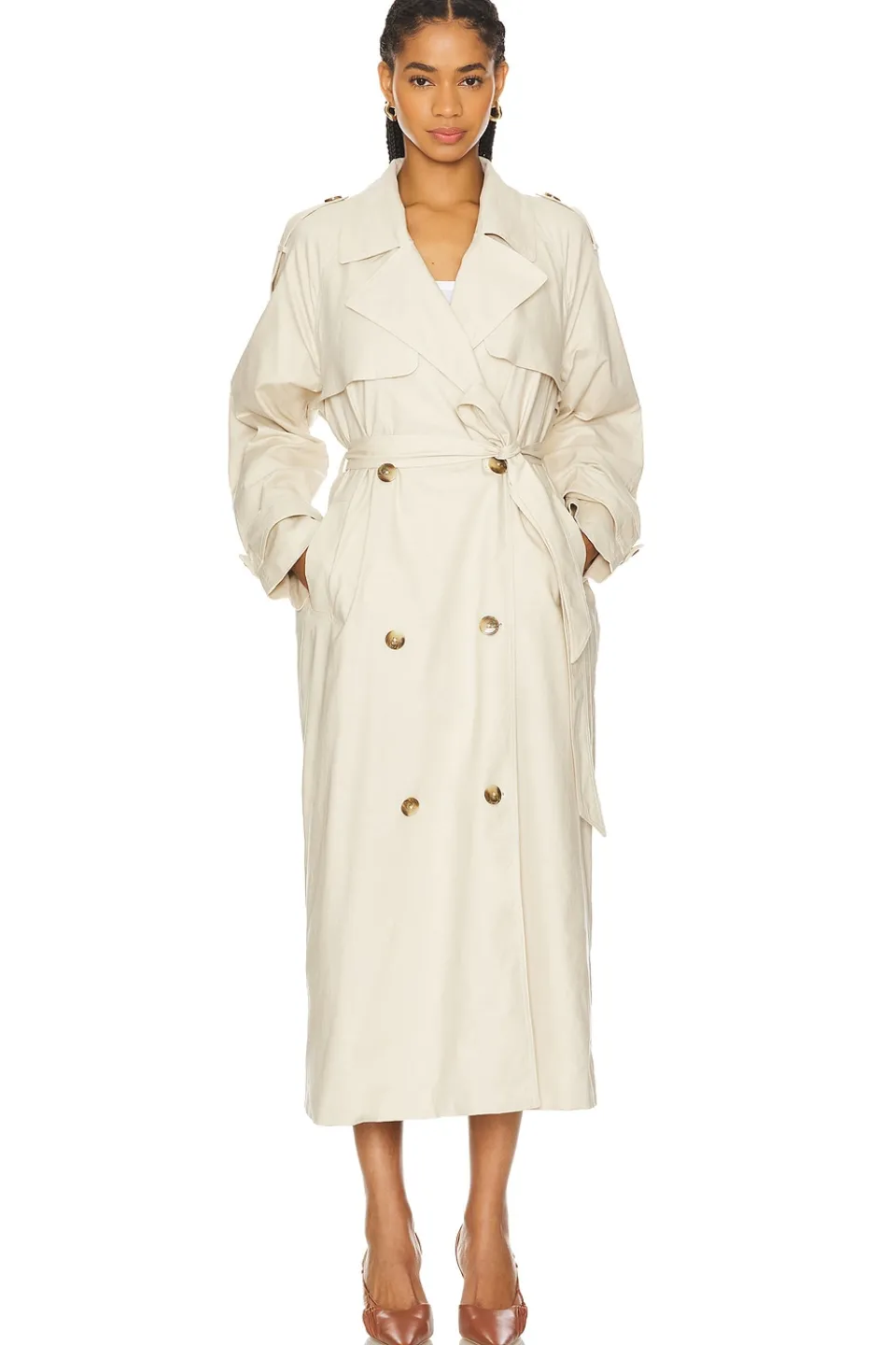 Sale x Maggie MacDonald Leah Trench Coat Jackets & Coats