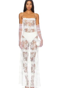 Best x Maggie MacDonald Millie Sheer Maxi Dress Dresses