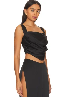 Fashion x Rachel Adle Satin Top Tops