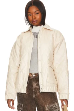 Discount x Rachel Rylee Faux Leather Jacket Jackets & Coats