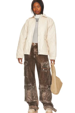 Discount x Rachel Rylee Faux Leather Jacket Jackets & Coats