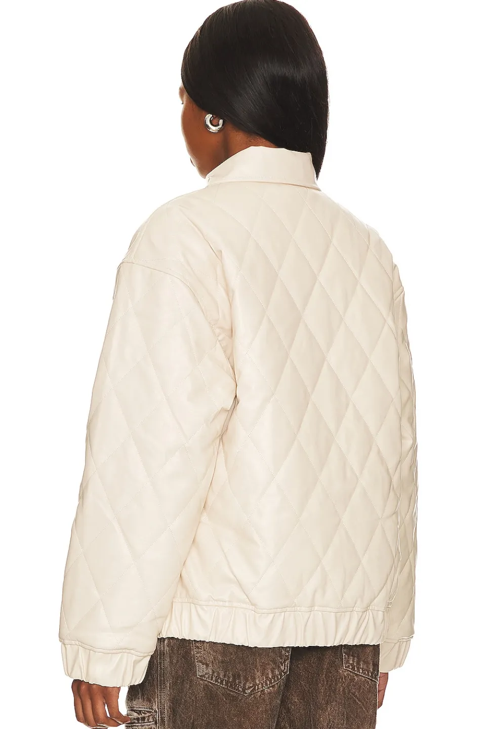Outlet x Rachel Rylee Faux Leather Jacket Leather